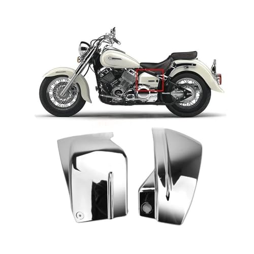 Cache de batterie Dragstar XVS650 pour remplacer un panneau latéral usé - 5