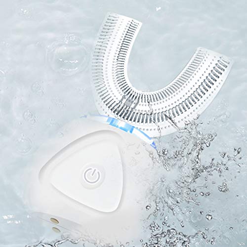Generic Escova de dentes elétrica 360°, automática, recarregável,deixa as mãos livres, Branco, Autom