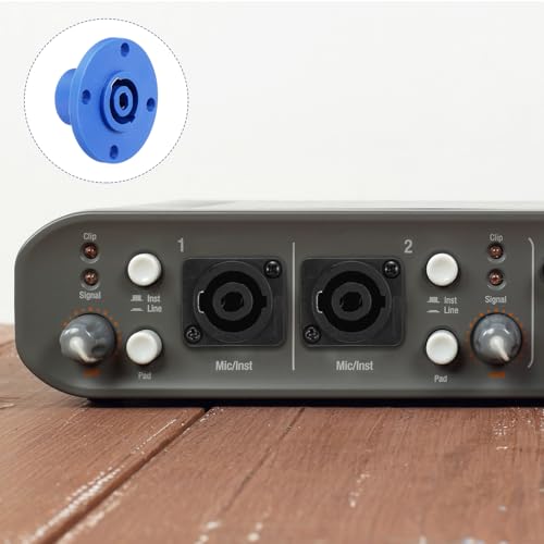 MECCANIXITY 5 pzas Conector XLR Hembra Panel Audio Azul miniatura 6