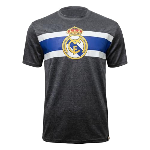 Icon Sports Officially Licensed Real Madrid Soccer T-Shirt – Official Team Jersey Style Short Sleeve Athletic Football Tee – Game Day Activewear for Fans - Medium - image 4