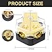 kksurty 2 Way 12V Power Distribution Block Car Audio Amp Splitter 0/2/4 Gauge Input 4/6/8 Gauge Out Ground Distribution Block for Automotive Car Truck Boat Marine, 1PC