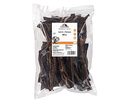 TACKENBERG Trockenpansen vom Lamm – Kauartikel zur Barf Ergänzung für Hunde, 250 g