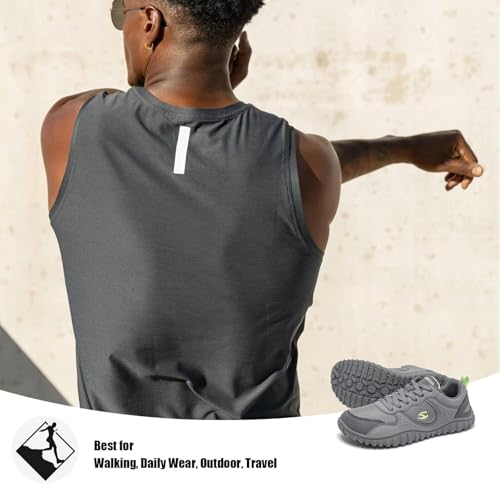 Image of HOBIBEAR Mens Barefoot Shoes | Wide Toe Box | Comfortable Outdoor Sneaker