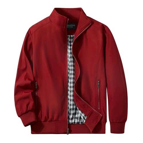 Image of URBANFIND Men's Sports Shell Jacket Lightweight Windbreaker Outdoor Recreation Coat