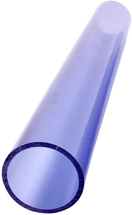 Clear Rigid Acrylic Pipe - 0.5M Length, O.D 16-280mm, Transparent UPVC Tube for Aquarium, Garden Irrigation - 1 Piece(225mm)
