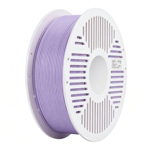 Creality Hyper PLA Filament 1.75mm with Reusable Spool, High-Speed 30–600mm/s 3D Printer Filament, +/-0.02mm Accuracy, Smooth Printing, Fits for Most 3D Printers(Violet Tulip)