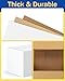 Poever Assorted-Sizes-Shipping-Boxes-45-Pack: 8x6x4 & 9x6x4 & 10x7x5 Small-Shipping-Boxes-Mailers, White Corrugated-Cardboard-Boxes-for-Packing-Small-Business Mailing