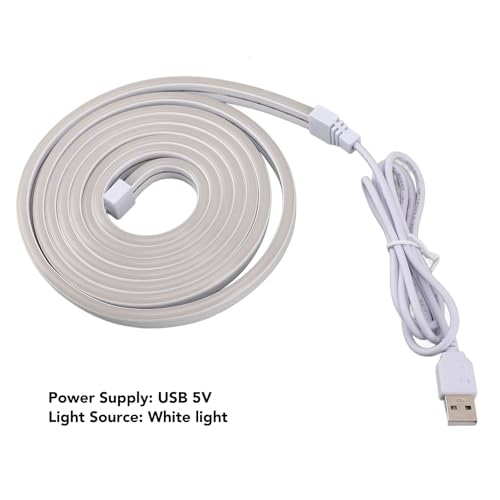 Tira LED flexible Garosa 2m 5V USB luz blanca miniatura 7