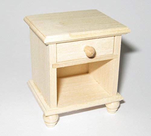Liebe Handarbeit 46026 Nachttisch, ahorn 1:12 für Puppenhaus 718