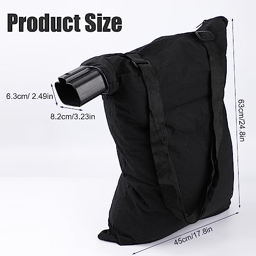 Leaf Blower Vacuum Bag, High Capacity Leaf Blower Collection Bag, 5140117-99, 5140125-95 Leaf Blower Vacuum Vac Shoulder Bag, Leaf Blower Bag Compatible with Black & Decker BV3100/BV2900 - Image 3