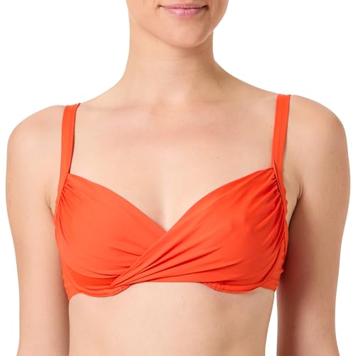 Livia Saskia D Majorq Parte Superior de Bikini, Mandarina, 38 para Mujer