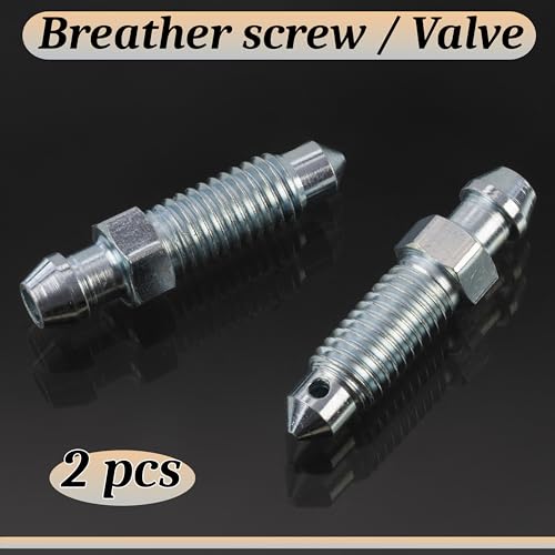 AERZETIX - C71251 - Satz von 2 Ventilen Entlüftungsschraube M8x1.25 - kompatibel mit Renault Ford Citroën Nissan Opel Saab Seat Skoda Volvo Mercedes-Benz Honda Chevrolet Daewoo - OE-Nummern 4535318