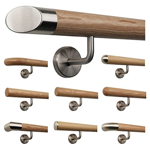 TIBU Corrimano in legno di frassino, 0,3 m - 6 m