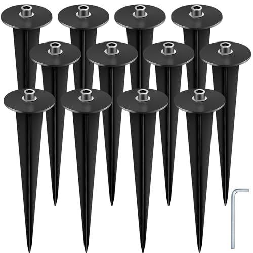 Threaded Spikes Solar Light Stakes