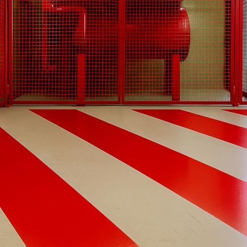 ARCANE INDUSTRIES Pintura epoxi para suelos industriales - REVEPOXY TRÁFICO INTENSO - 25 kg (hasta 50 m² en 2 capas) Rojo señales - RAL 3020