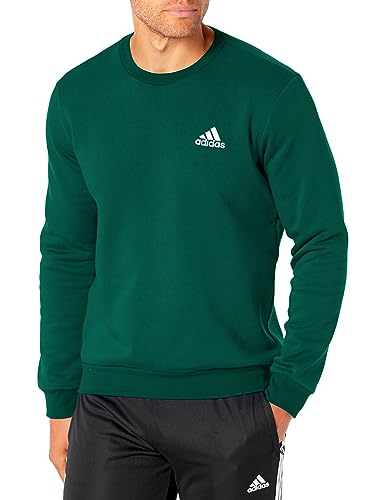 Image of adidas Mens Cotton M Feelcozy Swt Crew Neck Sweatshirt