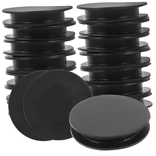 GANAZONO Piggy Bank Bottom Covers 40pcs Money Jar Bottom Plugs Coin Jar Stoppers Plaster Doll Stoppers PVC Material