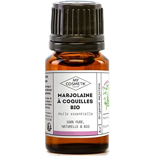 MyCosmetik - Huile Essentielle de Marjolaine à Coquilles BIO AB - Issue de l'agriculture Biologique - Chémotypées HEBBD/HECT - 100% pure et naturelle -...