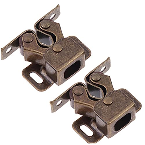 2pcsドアストップクローザーストッパーダンパー緩衝マグネットキャビネットタンス金物家具用留め具