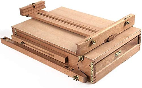 NGDFGR Easel Multi-Function Easel Portable Foldable Durable Ing Sketch Box Artist Multifunction Easel,