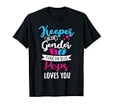 Photo Gallery keeper of the gender pops loves you baby shower famiglia maglietta Photo Gallery keeper of the gender pops loves you baby shower famiglia maglietta
