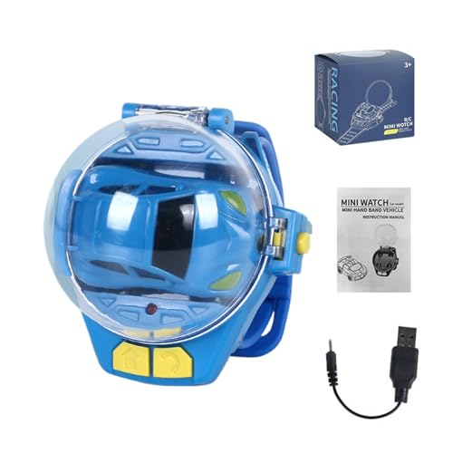 Uhr-Fernsteuerungsauto – Kinder Rennspielzeug, 2.4-GHz Cartoon-RC-Auto, Handgelenksteuerung | Für jungens Mädchen Teenager, Outdoor Indoor Rennen, geschenkide Geburtstag Weihnachten Party Favor