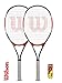 Wilson 2 x XL Tennisschläger Series + 3 Tennisbälle
