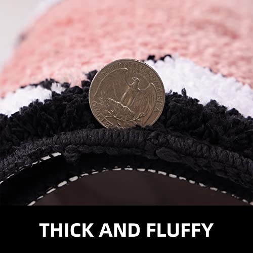 TRUEDAYS Bathroom Rug Bath Mat Shark Shaped Non Slip Bath Rug Extra Soft and Absorbent Microfiber Bath Rugs for Bathroom Floor Tub and Shower Dry Quickly