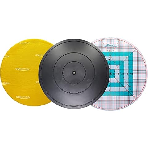 Martelli Roundabout Set - 16" Turntable, Cutting Mat & Ironing Pad Cover
