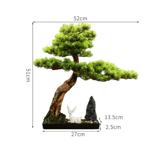 Árbol bonsái artificial creativo sin mantenimiento planta falsa para zonas sin luz 3