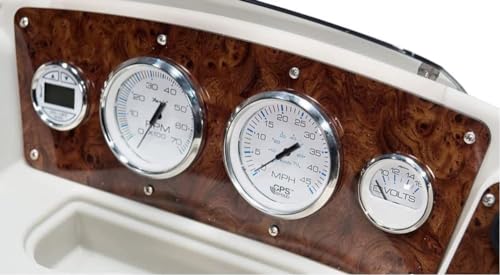 Woodgrain Oxford Burl ABS Sheet for Boat Instrument Panels – 24 x 48 x 3/16 Marine Grade Plastic for Switch & Gauge Dashboards
