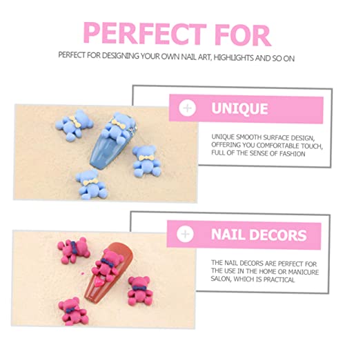 FRCOLOR 60 Pçs Acessórios De Arte Para Unhas Amuleto Encantos Para Unhas Encantos Para Unhas 3D Enca