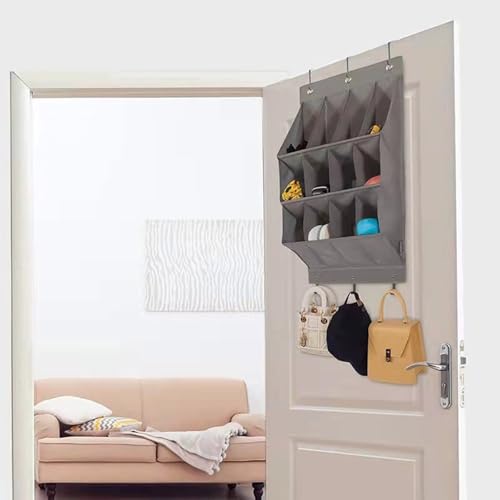 Rangement de chaussures polyvalent avec crochets solides pour porte de dortoir - 6