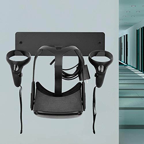 Cnbeyoung Aluminum Alloy Metal Vr Headset And Controllers Wall Mount Storage Stand Hook Compatible With Quest 2 Pro Quest 3 Apple Vision Pro Valve Index Psvr 2 Pico 4, Htc Vive, Hp Reverb G2(Black) #TOP4