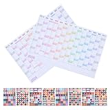OSALADI 2026 Giant Wall Calendar 2 Sets Large Writable Yearly Planner Schedule Chart for Home Office Work Events Monthly Organizer