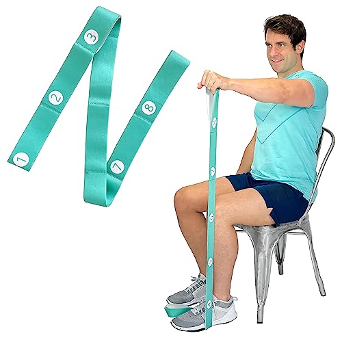 Resistance Bands for Seniors - Exercise Band to Improve Mobility and Strength - Standing & Chair...