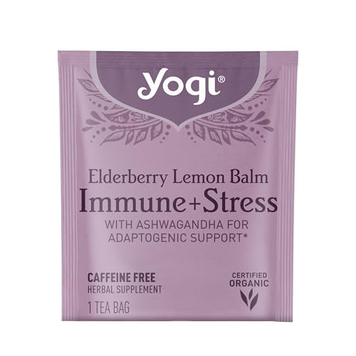 Yogi Elderberry Lemon Balm Immune Plus Stress Tea