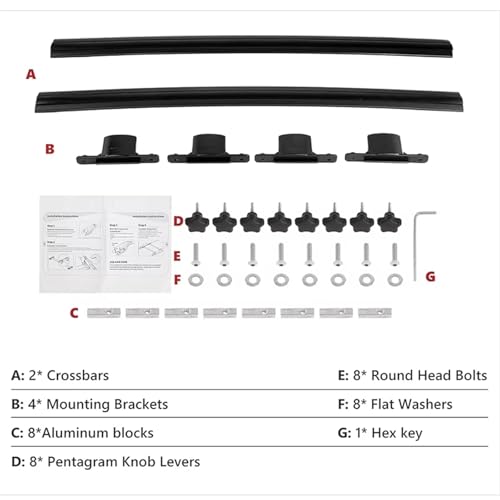 Barres de toit Toyota 4Runner 2010-2025 pour manque d'espace - 3
