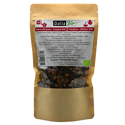 Infuso alla Frutta - Lamponi BIO 150 g | Qualità Premium | Prodotto in Italia