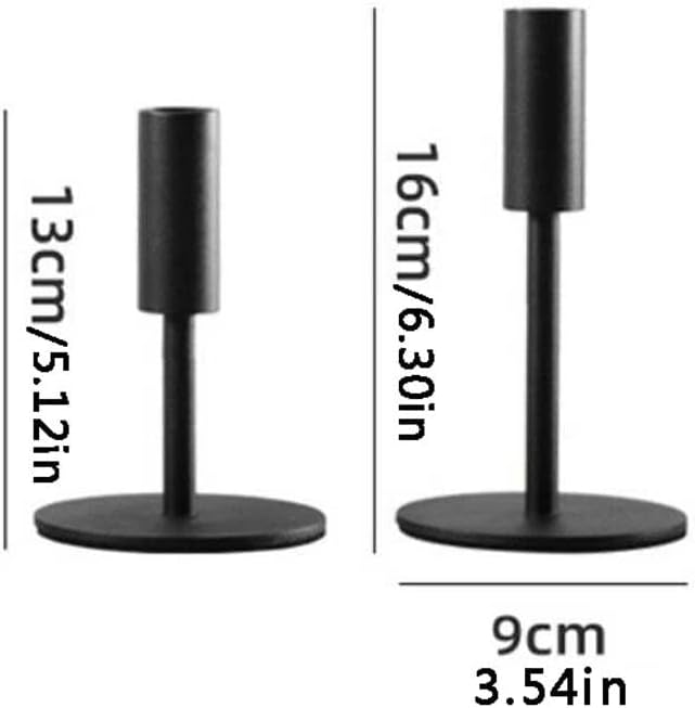 Candlestick Candle Holder, Matte Candlestick Holder, Taper Candle Holders for Wedding, Dinner, Party, Anniversary, Christmas, Home Accessories Candle Holder