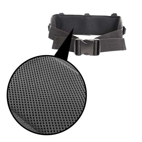 PEPE Mobility Transfergurt mit 7 Griffen, Hebehilfe für Senioren, Transferhilfe für Rollstuhl und Bett, Pflegehilfsmittel für Patienten bis 135 kg, Blau