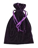 Velvet Jewelry Bag, Soft Drawstring Pouch, Tarot, Dice, Rune or Card Gift Bag, Small 4