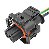 Kompatibel mit Kia 2P Auto Connector Diesel Kraftstoff Common Rail Injektor Kurbelwellensensor 1928403874 1928403876 Auto Sensorstecker