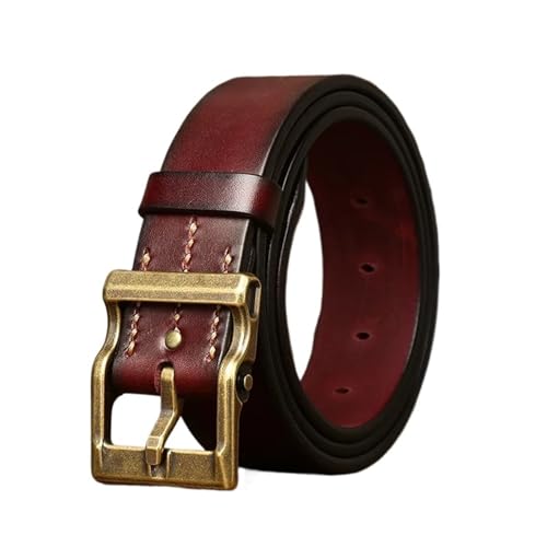 Ceinture en cuir de vache robuste pour homme jeans et cowboy