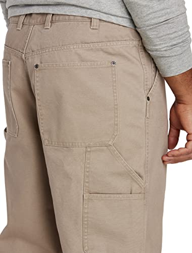 Harbor Bay By Dxl Big And Tall Canvas Work Pants, Desert, 42W X 30L #TOP4