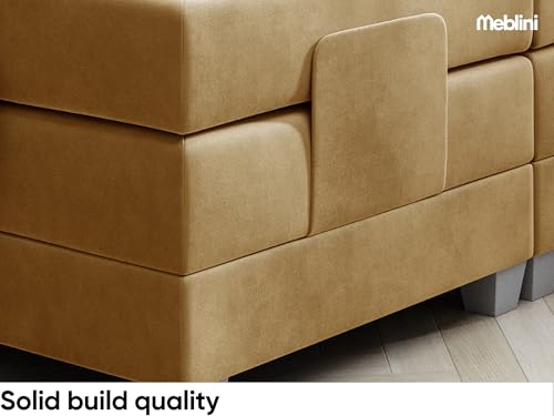 MEBLINI Boxspringbett Elektrisch Verstellbar mit LED - Gepolstert Doppelbett mit Matratzen und Toppers - Polsterbett - Bett mit Kopfteil - SANTORE - 140x200 - H3/Braun Samt – Bild 7