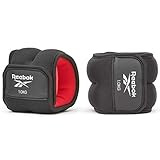 Reebok, Ankle Weights-1Kg Unisex-Adult, Nero, 1 kg