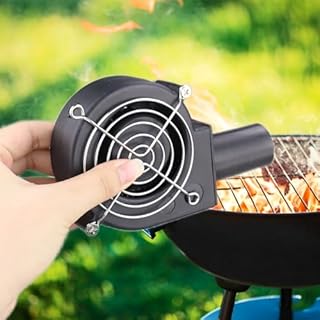 Wathai BBQ Air Mover Blower Fan 12V 97mm x 33mm,Variable Speed Centrifugal Fan with 110V - 240V AC Plug for Camping Quick Charcoal Starter,Outdoor Cooking,Fireplace,Bellows,Wood Stove or Drying Boots