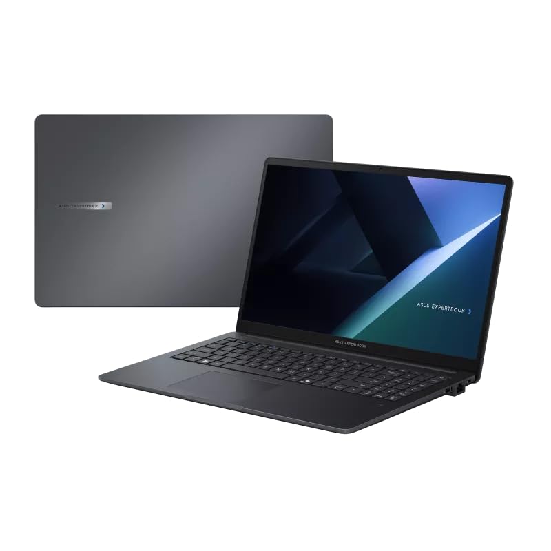 Image of ASUS ExpertBook 15.6 inch FHD 1920x1080 IPS Laptop, 10-Core Intel 7 150U, 32GB DDR5, 1TB SSD, Intel Graphics, Shared, Wi-Fi 6 Backlit Keyboard 720p HD Camera, Win11 Pro w /ONT 32GB USB