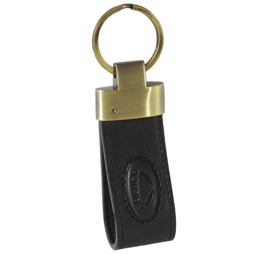 Ledershop24, portachiavi Branco in pelle nera di
